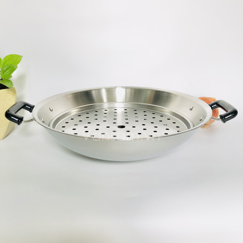 Bộ chảo xửng hấp inox 304 Zebra 38cm 176201 - Ảnh 7