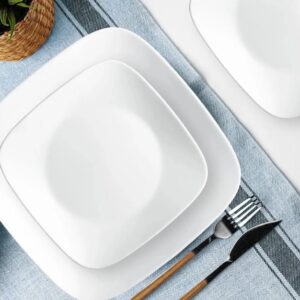 Dĩa vuông Corelle Winter Frost White 2206-N-LP - Made in USA
