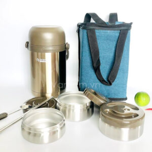 Hộp cơm giữ nhiệt 3 ngăn Zebra 1.8 lít 152440