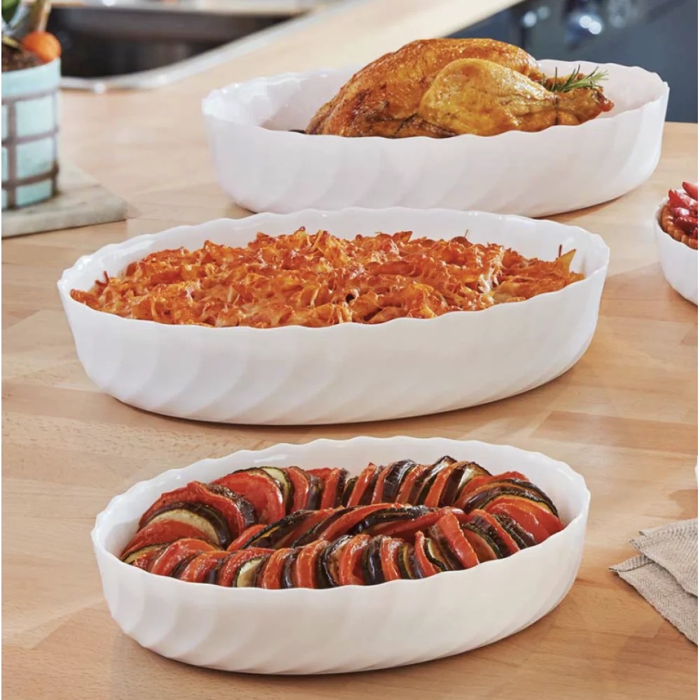 Khay nướng Luminarc tròn 26cm - Made in France - Ảnh 4