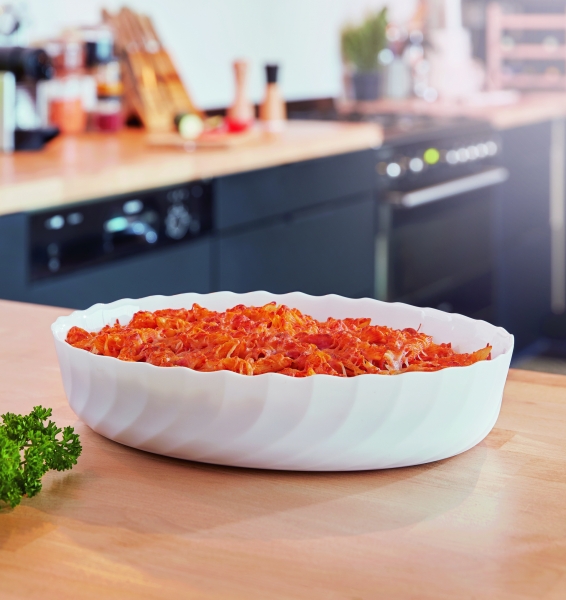 Khay nướng Luminarc tròn 26cm - Made in France - Ảnh 3