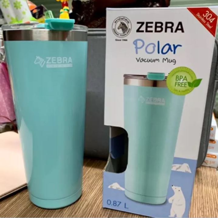 Ly giữ nhiệt Polar Zebra 870ml xanh mint 112702 - Ảnh 2