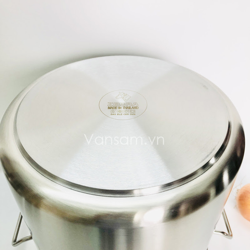 Nồi inox 304 cao cấp 3 đáy Zebra 32cm cao - Thái Lan 171340 - Ảnh 2