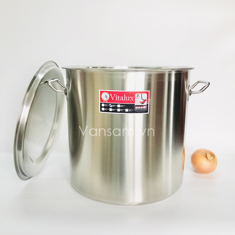 Nồi inox 304 cao cấp 3 đáy Zebra 32cm cao - Thái Lan 171340 - Ảnh 5