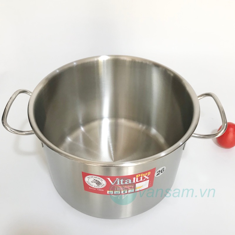 Nồi hầm 3 đáy inox 304 Zebra 26x18cm 171326 - Ảnh 2