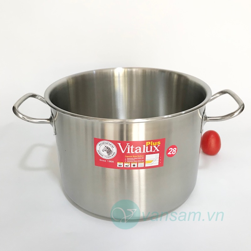 Nồi hầm 3 đáy Zebra 28cm x 20cm - Sản xuất tại Thái Lan 171328 - Ảnh 2