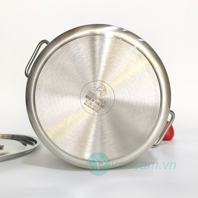 Nồi hầm 3 đáy inox 304 Zebra 26x18cm 171326 - Ảnh 4
