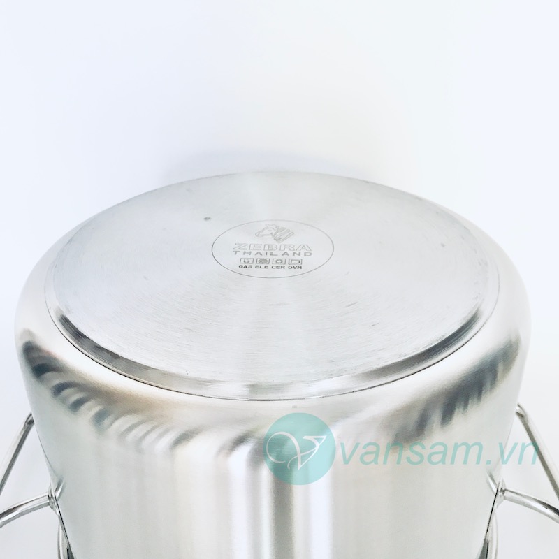 Nồi 3 đáy inox 304 Zebra 26cmx18cm nắp kiếng 9.5 lít - Ảnh 2