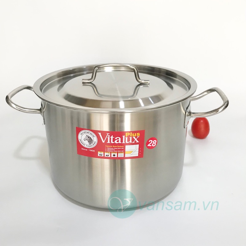 Nồi hầm 3 đáy Zebra 28cm x 20cm - Sản xuất tại Thái Lan 171328