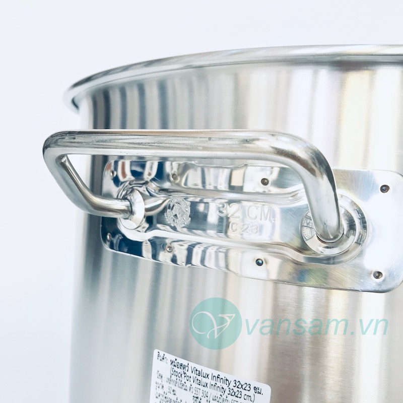 Nồi inox 304 Zebra Thái Lan 32cm x 23cm - 18.5L 171347 - Ảnh 5