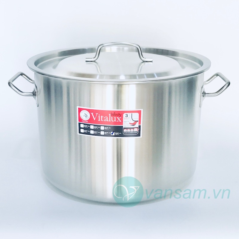 Nồi inox 304 Zebra Thái Lan 32cm x 23cm - 18.5L 171347