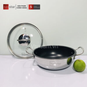 Nồi inox chống dính 3 đáy Fivestar 20cm