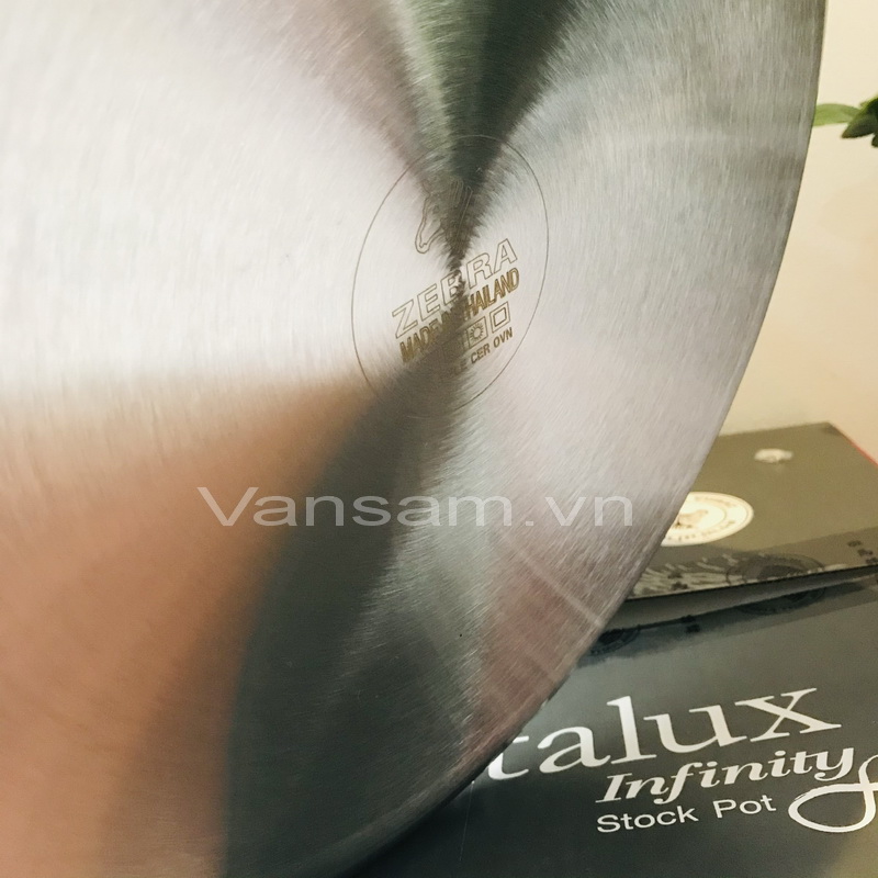 Nồi thân cao 3 đáy Zebra 40x40cm, 50.2L 171342 - Ảnh 7