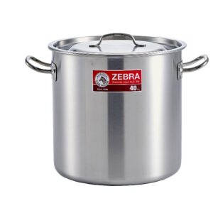 Nồi hầm Inox 304 Zebra 1 đáy 40x40cm 50L 171040