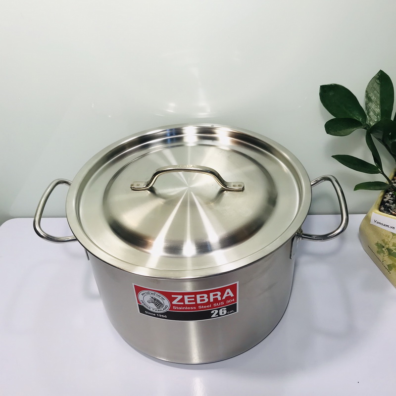 Nồi inox 304 nguyên khối Zebra 26cm*18cm - Sản xuất tại Thái Lan 171126 - Ảnh 3