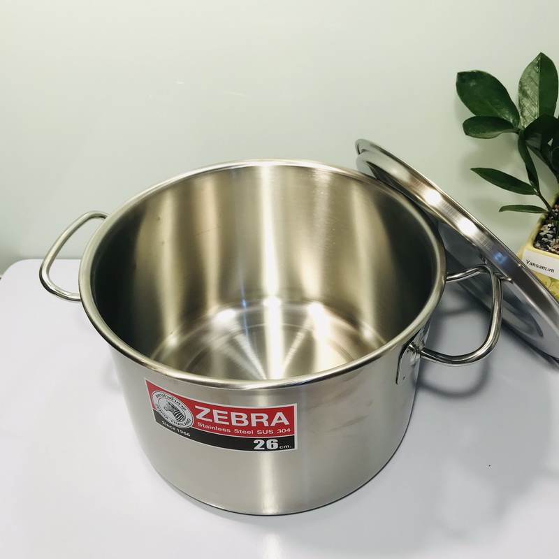 Nồi inox 304 nguyên khối Zebra 26cm*18cm - Sản xuất tại Thái Lan 171126 - Ảnh 2