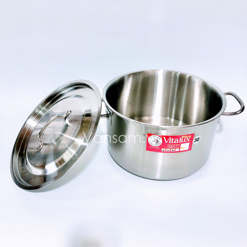 Nồi 3 đáy inox 304 Zebra plus 30cmx18cm 12.5 lít 171312 - Ảnh 6