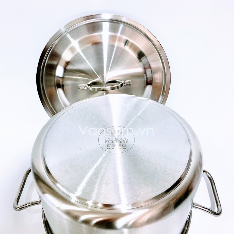 Nồi 3 đáy inox 304 Zebra plus 30cmx18cm 12.5 lít 171312 - Ảnh 8