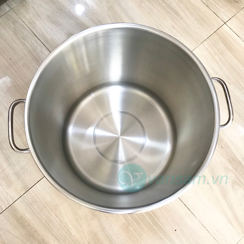 Nồi hầm Inox 304 Zebra 1 đáy 40x40cm 50L 171040 - Ảnh 2