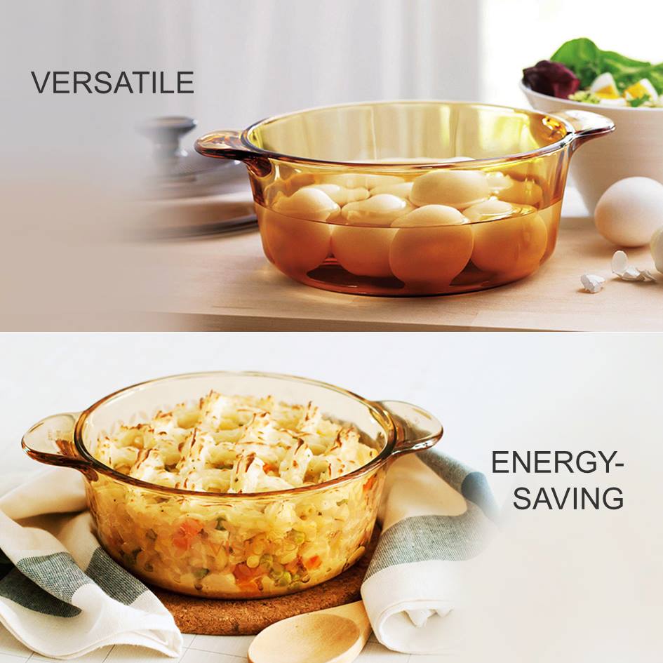 Nồi thủy tinh Visions 2.25 lít VS-22/CL1 sản xuất tại Pháp - Ảnh 3