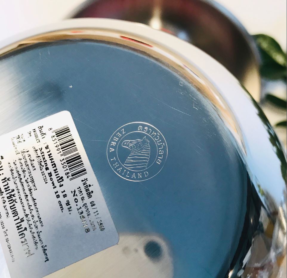 Bộ thau trộn Zebra inox 304 - Sx tại Thái Lan - Ảnh 7