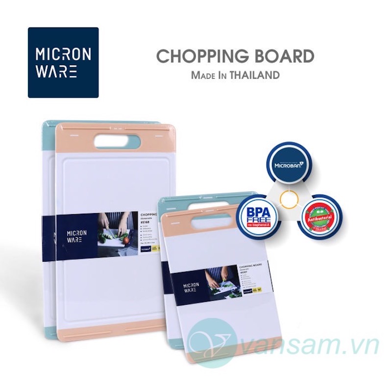 Bộ thớt kháng khuẩn Microban sản xuất tại Thái Lan - Ảnh 2