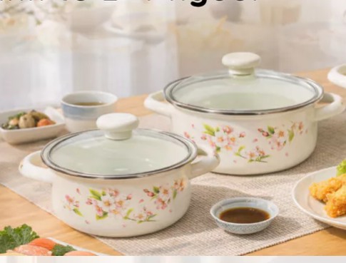Nồi tráng men Fujihoro Nhật Bản SYM-22G - Ảnh 4