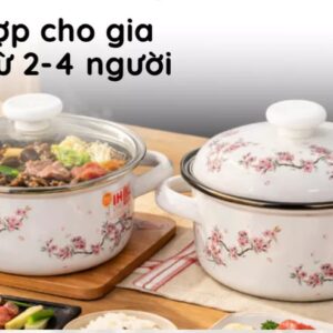 Nồi tráng men Fujihoro Nhật Bản SYM-22G - Ảnh 5