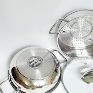 Alternative view of Bộ nồi xửng inox Fivestar 20cm