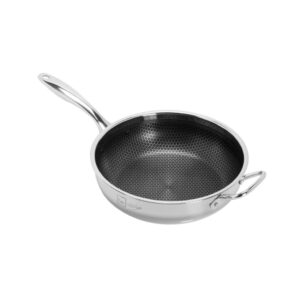 Chảo 3 lớp inox 304 chống dính Fivestar Blackcube 30cm