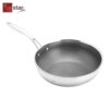 Chảo 3 lớp inox 304 chống dính Fivestar Blackcube 28cm